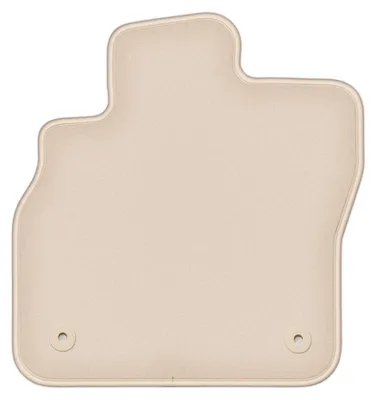 Image de Tapis conducteur en moquette pour Audi Q3 2019- (Sportback) – 1 pièce, beige, sur mesure – Wielganizator FORTUNA