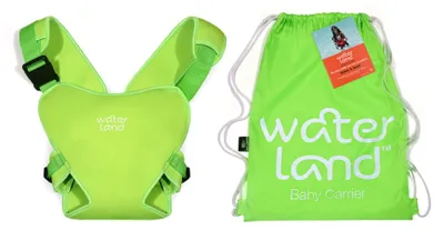 Produktbild von WaterLand Babytrage Innovativer Tragesitz für Wasser und Land Grün - Wasserdicht