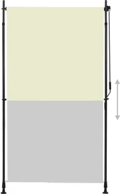 Produktbild von Langlebige Außenrollo 120 x 270cm Creme - Möbel447750 - Markisen