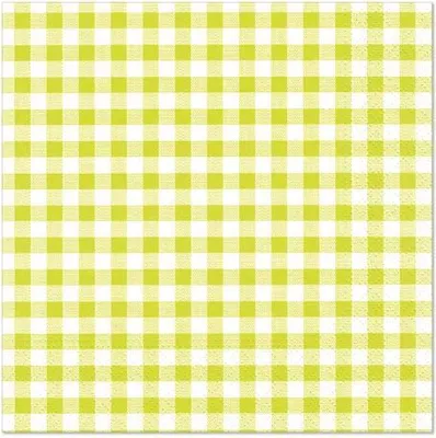 Vichy-Servietten Rot-weiß Kariert – 3-lagig, 33x33 Cm, 300 Stück, Aus Wattepapier