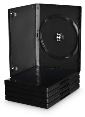 Obrázok produktu pre BOX11-M, DVD obal (balenie po 50 kusov), čierna farba