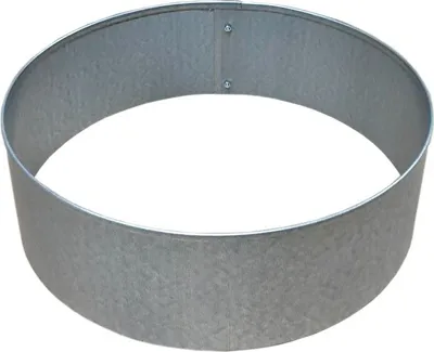 Produktbild von Rasenkanten Baumring Metall Kreis Ø 37 cm x 12 cm verzinkt - 1er