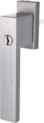 Produktbild von Fenstergriff Fensterolive Rasterolive Abschliessbar Einbruchschutz mit Schlüssel Edelstahl eloxiert F9