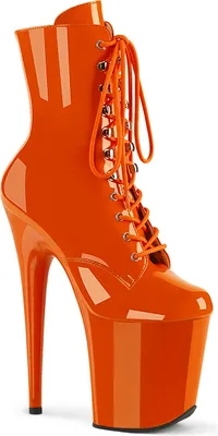 Produktbild von FLAMINGO-1020 Damen Booties von Pleaser, Orange , EU 38, US 8