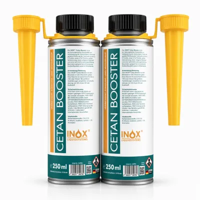 Produktbild von INOX® Cetan Booster Additiv für Dieselmotoren 2x250 ml Cetanzahl Verbesserer