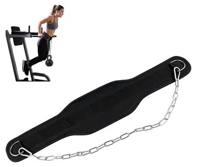 Obrázek produktu pro Pás na vážení s řetězem pro silový trénink a fitness