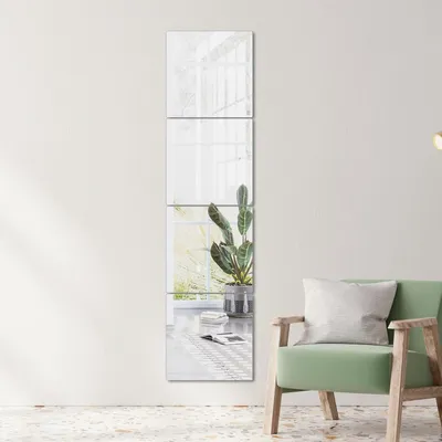 Immagine prodotto di Set di 4 piastrelle specchio adesive (20 x 20 cm)