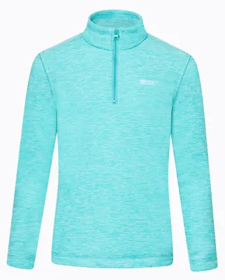 Produktbild von Regatta - "Hot Shot" Fleece-Oberteil für Kinder, mit kurzem Reißverschluss RG12100 (170-176) (Türkis)