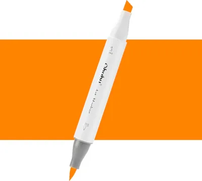 Zdjęcie produktu dla OHUHU dwustronny marker alkoholowy Brush & Chisel, Y10 Apricot