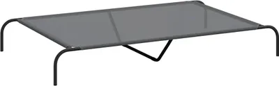 Obrázek produktu pro vidaXL Zvýšený pelíšek pro psy šedý 150x90x20 cm Textilén a ocel