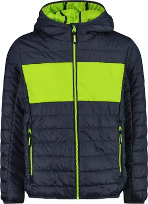 Produktbild von Cmp Kid Jacket Fix Hood B.blue-Limegreen 128
