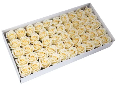Produktbild von Cremeseifen-Rosen - Satz von 50 in einer Schachtel