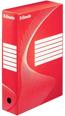 Produktbild von Archívny box Esselte 80mm červený/biely