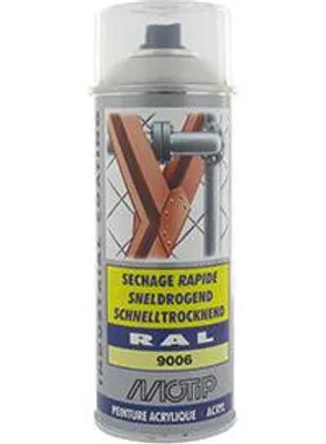 Produktbild von Aluminiumweiß Farbe, Spraydose 400 ml.