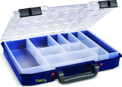 Obrázok produktu pre raaco CarryLite 55 4x8-10, Modrá, Polykarbonát, Polypropylén (PP), 337 mm, 278 mm, 57 mm, 924 g