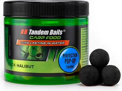 Obrázek produktu pro Carp Food Perfection Pop-Up 16mm/70g Černý Halibut