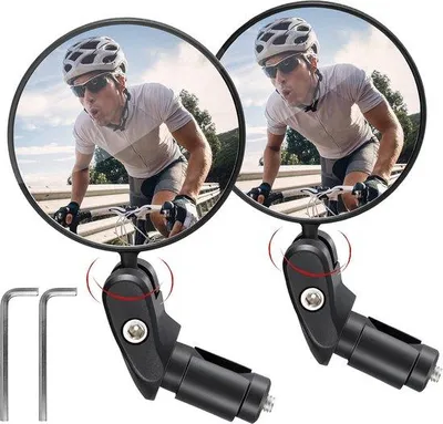 Produktbild von Universell verstellbare 360 Grad Fahrradspiegel für Lenker