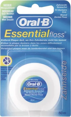 Produktbild von 4x Oral-B Essential Floss gewachst mit Minzgeschmack 4x 50m