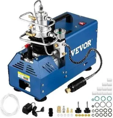 Image de Compresseur d'air 1800 W, 300 bars, 4500 psi, bleu