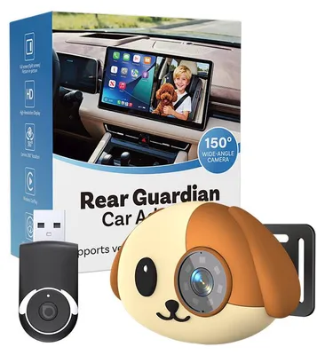 Produktbild von ZELURXX Baby Monitor Auto 1080P, 150° Weitwinkel, Infrarot-Nachtsicht, Wireless CarPlay, 5-GHz-WLAN, Rücksitzüberwachung, Welpe