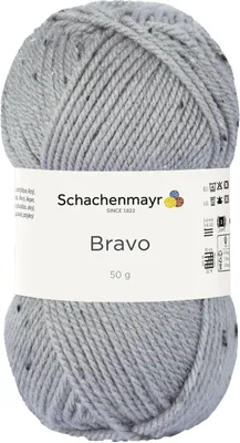 Produktbild von Schachenmayr Bravo, 50g Hellgrau Tweed Handstrickgarne