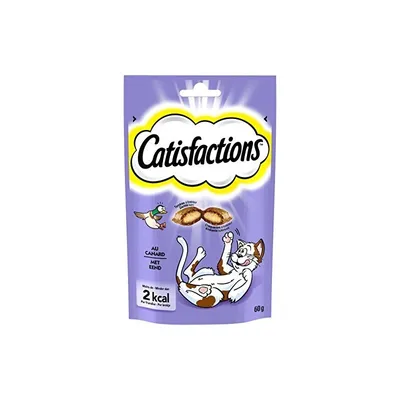 Produktbild von Catisfactions Katzensnacks - Ente - Katzensnack - 60 g - 1 Beutel