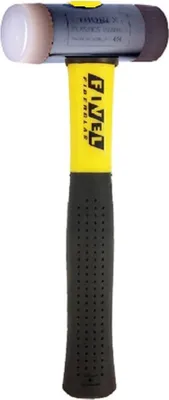 Immagine prodotto di Martello THOREX con inserti in nylon, rotondo (Ø) 44 mm, 900 g, con manico in fibra di vetro