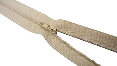 Produktbild von Reißverschluss Nylon 35 cm 14# Beige
