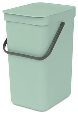 Productafbeelding van Brabantia Sort & Go afvalcontainer, jade groen, 12 liter
