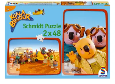 Obrázok produktu pre Bratia koalovia - Všetci priatelia, detské puzzle, 2 x 48 dielikov