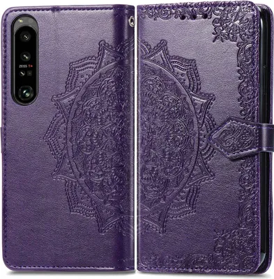 Produktbild von imoshion Mandala Klapphülle Sony Xperia 1 IV - Violett