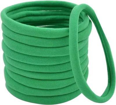 Produktbild von Elastische Haarbänder aus Nylon für Damen und Mädchen, 20 Stück