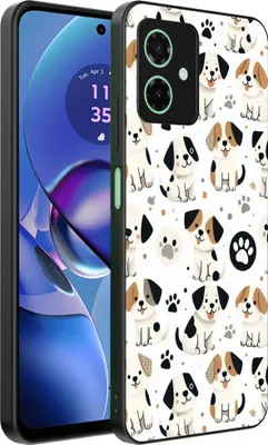 Produktbild von Smartphonica Phone Case Fit für Motorola Moto G64 mit Hund Druck - TPU zurück Abdeckung Fall Hund Design