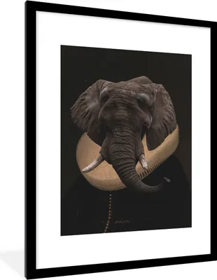 Produktbild von MuchoWow® Gerahmtes Poster Malerei - Tiere - Alte Meister 60x80 cm - Poster mit Schwarzem Bilderrahmen Wandposter Rahmen Foto Bilder - Wohnzimmer - Dekorationen - Prämie