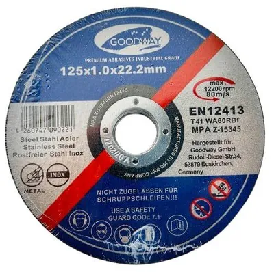 Obrázek produktu pro Profesionální řezací kotouče, průměr 125 mm, tloušťka 1,0 mm