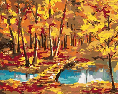 Produktbild von Zuty - Malen nach Zahlen - FLUSSWANDERUNG, 40x50 cm, ohne Keilrahmen