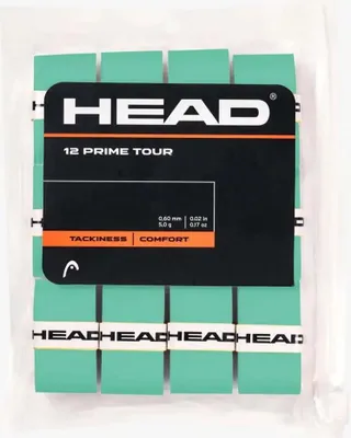 Zdjęcie produktu dla Taśma chwytna HEAD Prime Tour BOOM Colour Mint Taśma chwytna do tenisa 12 sztuk w opakowaniu (Overgrip)
