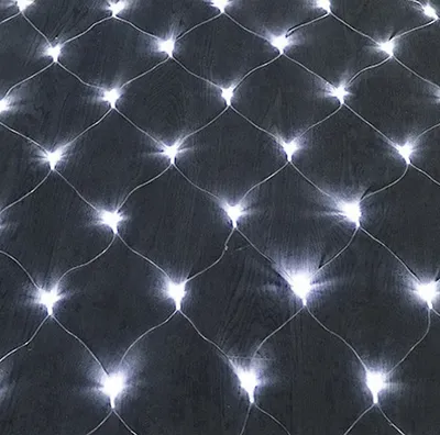 Immagine prodotto di Yakimz LED rete luminosa decorativa tenda luminosa per esterni luci fiabesche illuminazione 4,5x1,6M Bianco freddo
