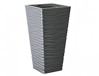 Obrázek produktu pro Nohel Garden Obal na květník SAHARA SLIM plastový matný 39x39x75cm