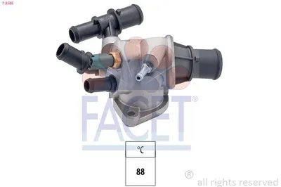 Produktbild von FACET Thermostat Kühlmittel 88°C für FIAT Doblo Cargo (223) Doblo Kombi (119, 223) MULTIPLA (186) BRAVO I (182) BRAVA (182)
