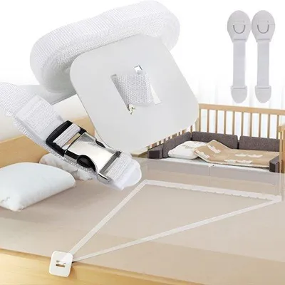 Produktbild von Solidchoice – Universelle Babybettumrandung für Sicherheit und Schutz