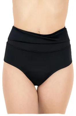 Productafbeelding van MYLILY Periodebikini broek voor dames en meisjes, hoge taille, buikwegend | Badbroek voor menstruatie
