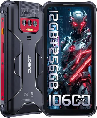 Produktbild von Cubot Kingkong 8 Outdoor-Handy – 6,52" HD+, 10600mAh, 256GB, IP68/IP69K, NFC, Rot