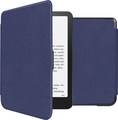 Produktbild von imoshion Slim Hard Case Klapphülle Amazon Kindle Paperwhite (2024) / Paperwhite Signature Edition (2024) / Colorsoft (2024) / Colorsoft Signature Edition (2024) - Dunkelblau
