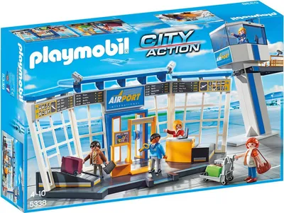 Produktbild von PLAYMOBIL City Action Flughafen mit Tower; 5338
