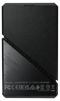 Obrázok produktu pre ADATA SE920, 2 TB, USB Typ-C, 3.2 Gen 2 (3.1 Gen 2), 3800 MB/s, 40 Gbit/s, Čierna