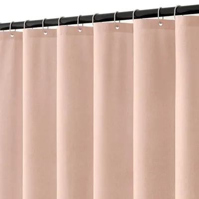 Immagine prodotto di Elzusha - Tenda da doccia impermeabile con texture simile al lino