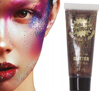 Obrázok produktu pre zelený trblietavý krémový make-up 20ml