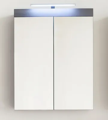 Produktbild von trendteam Bad Spiegelschrank Amanda Grau Melamin/Agave grau HG.TZ 60 x 77 x 17 cm