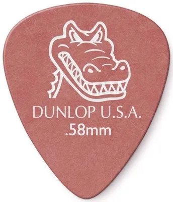 Produktbild von Dunlop 417R 0.58 Gator Grip Standard Plektrum